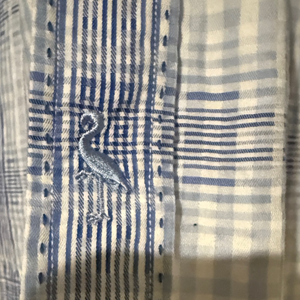 Tailorbyrd Blue Plaid Men's Casual Shirt - Picture 4 of 6